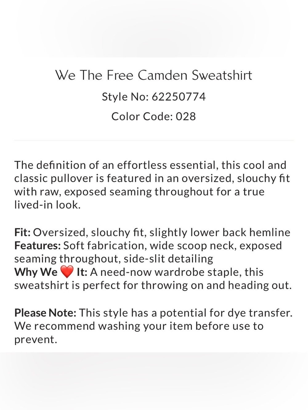 Free People We the Free Camden Pullover - Picture 4 of 11